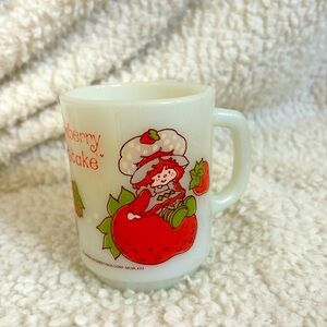 Vintage 80’s Strawberry Short Glass Mug